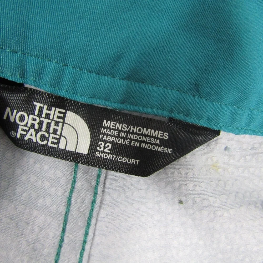 The North Face Swim Shorts Mens 32 Blue Striped Mesh Lined Quick Dry Trunks‎